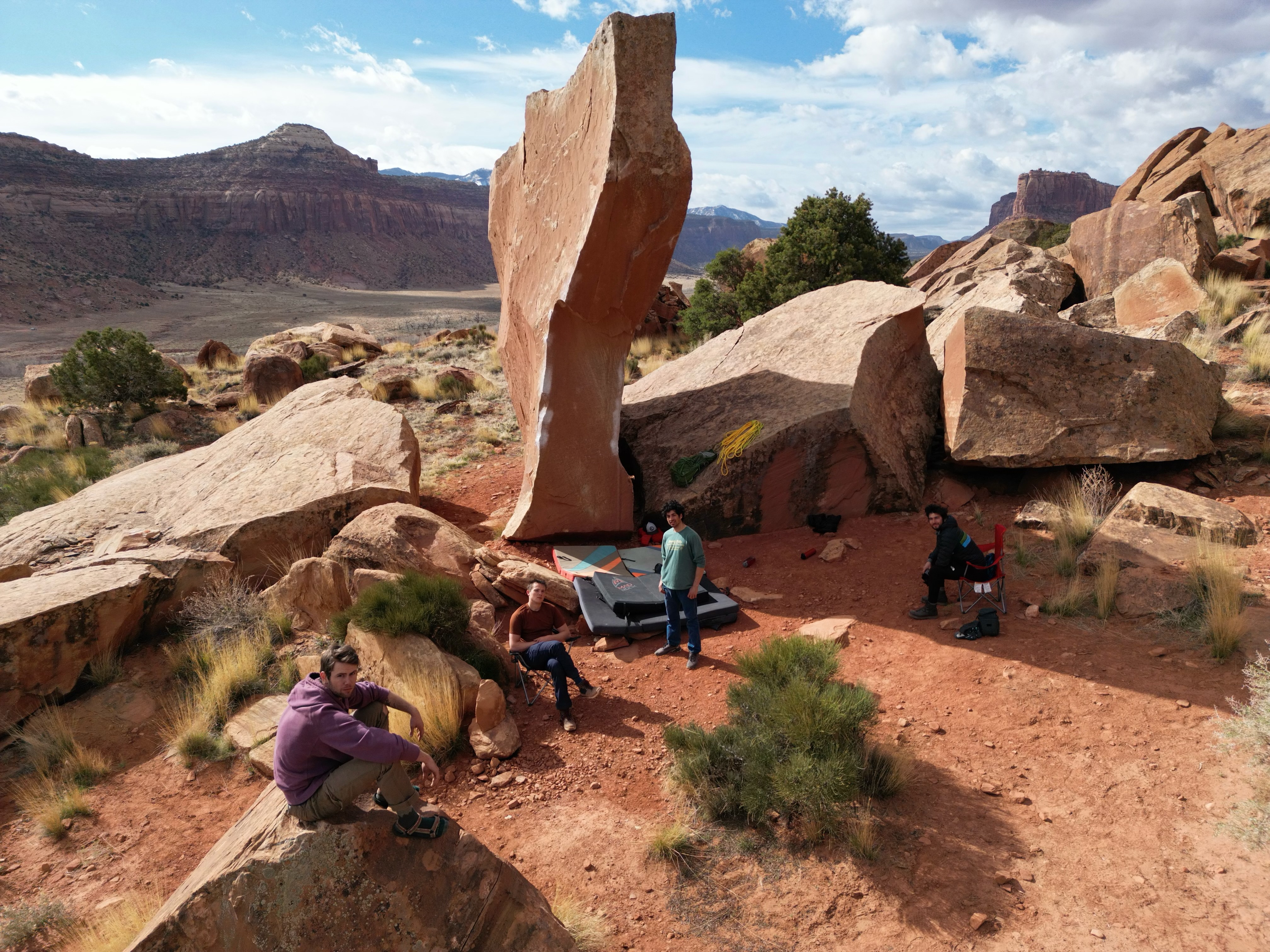 Rock climbing